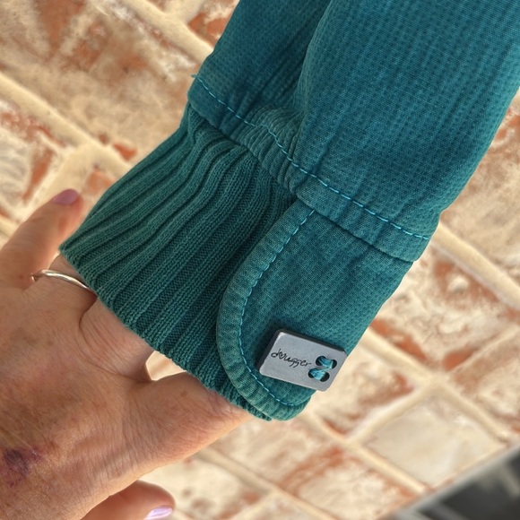 Dougger Teal Corduroy Hooded Jacket with Pocket Detail - Picture 5 of 12